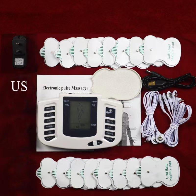 Gesunde Pflege Ganzkörper-Zehner-Akupunktur-Elektrotherapie-Massagegerät Meridian-Physiotherapie-Massagegerät US