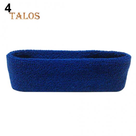 Mode Frauen Männer Sport Schweiß Schweißband Stirnband Yoga Gym Stretch Kopf Haarband Haare Schmuckstück saphirblau