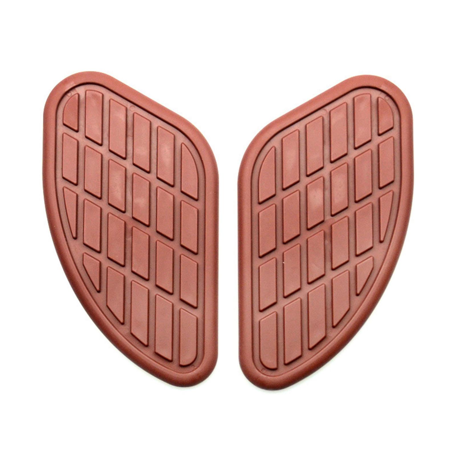 Universelle Motorrad-Tankpads Gummi-Schutz Gummi-Motorrad-Tankpad-Paar für Oldtimer-Kraftstofftanks & Kniegrip dunkelblaue