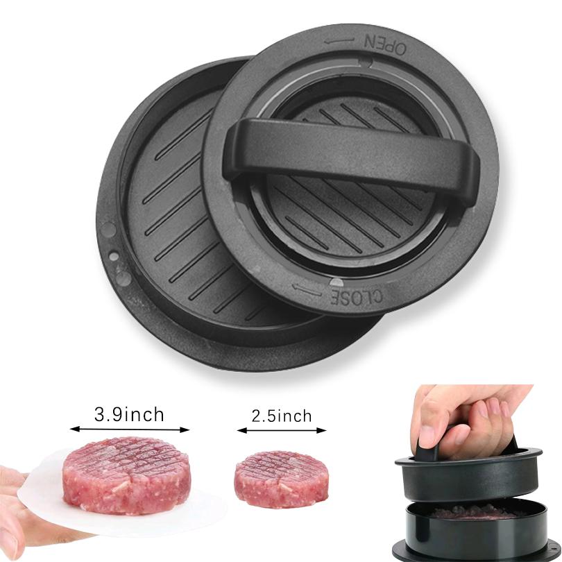 Edelstahl Smash Burger Presse Hamburger Patties Fleischstampfer Kreisförmige Fleischpresse Form für Feinkost Fleisch Küchenzubehör
