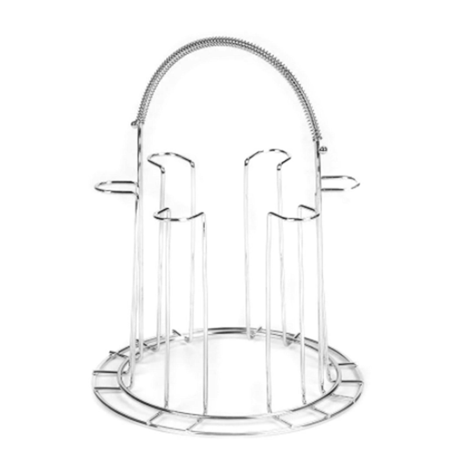Glas Wasser Tasse Rack Halterung Edelstahl Haushalt Ablassen Tasse Lagerung Rack Halter für Party