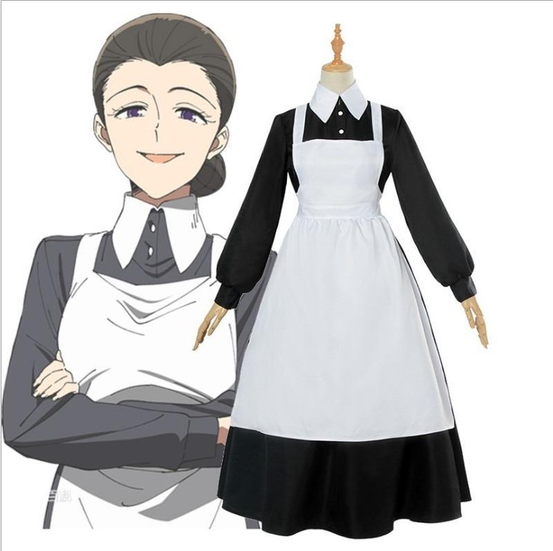 Yakusoku no Neverland Cosplay-Kostüm The Promised Neverland Isabella Cosplay-Mädchenkleid Anime-Kostüm XXL