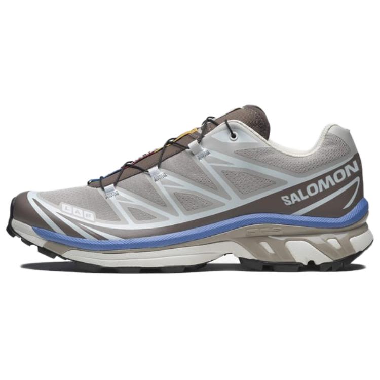 Salomon XT-6 Bequeme Weiche Rutschfeste Langlebige Low-Top Laufschuhe Unisex Laufschuhe Grau 477391 36