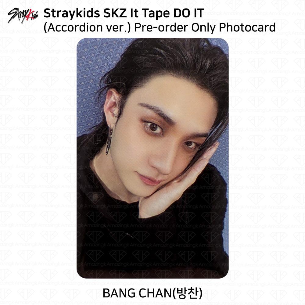 Stray Kids SKZ It Tape DO IT Akkordeon-Version. Offizielle Fotokarte Bangchan Pre-order