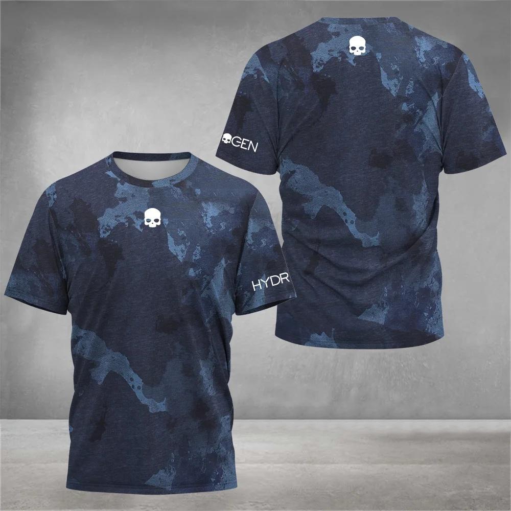 Hochwertiges Unisex bedrucktes Tennis-T-Shirt Sommer Schnelltrocknende Badminton-T-Shirts 2025 Motorradbekleidung Kurzarm-Bekleidung XL