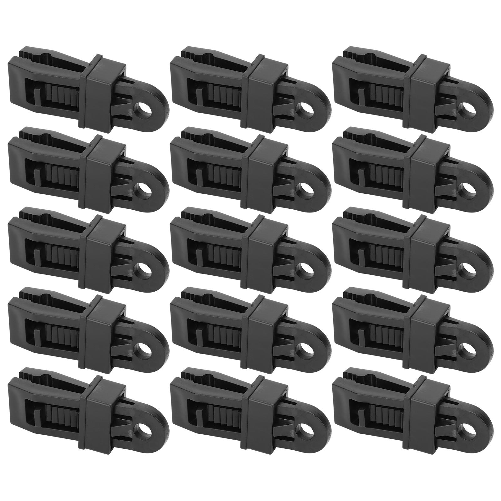 15 Stück Outdoor Camping Winddichter Zeltclip Tragbare Camping Markisen Klemme Nylon