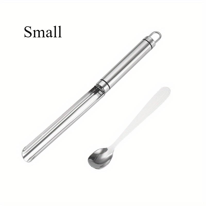 2-teiliges Set: Machen Sie mit diesem manuellen Fleischbällchen-Maker aus Edelstahl 304 (2-teilig/Set) ganz einfach perfekt geformte Fleischbällchen! 2pcs set white