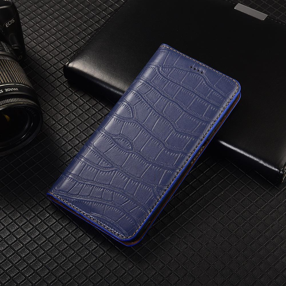 Krokodilbauch Echtes Leder Klapphülle für Samsung Galaxy S20 S21 S22 S23 S24 S25 S26 FE Plus Ultra Edge Hülle Kartenfächer S25 Edge