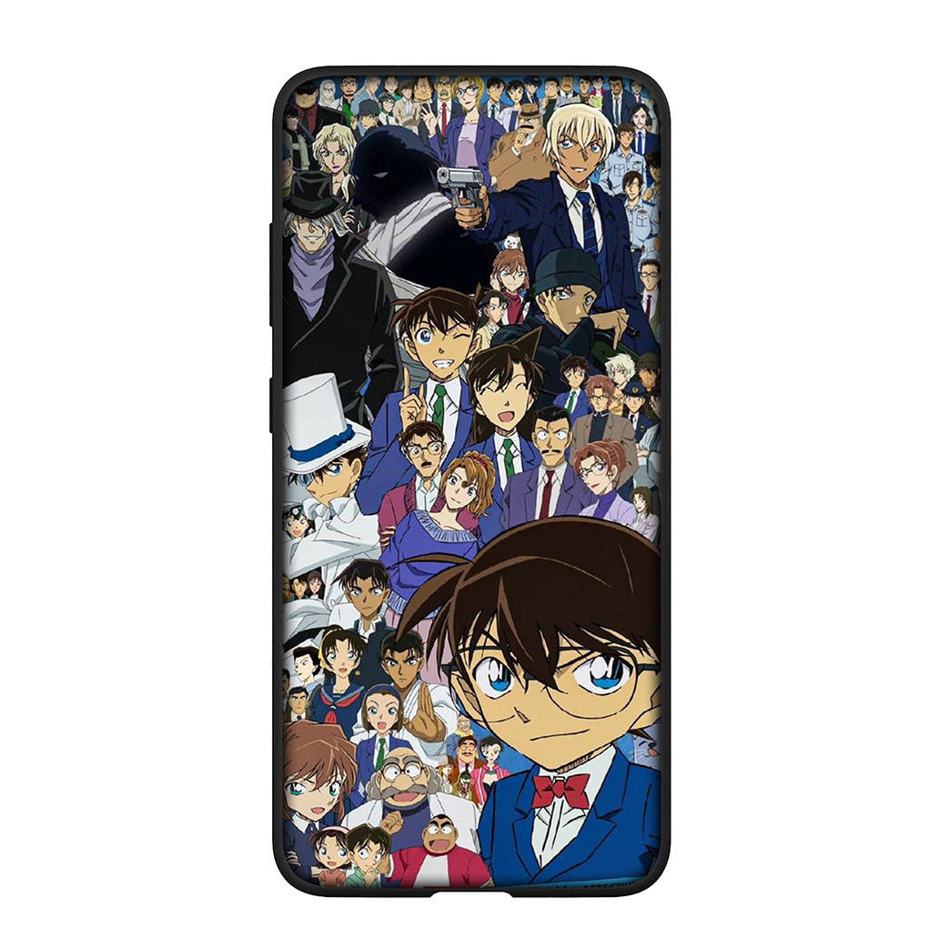 Handyhülle für Samsung Galaxy S25 S24 S23 iPhone 16 15 Xiaomi Redmi Note 14 13 12 16E X 11 Pro Max OPPO Moto 14C Huawei Detektiv Conan Comics Cover for iPhone 15 Pro terra