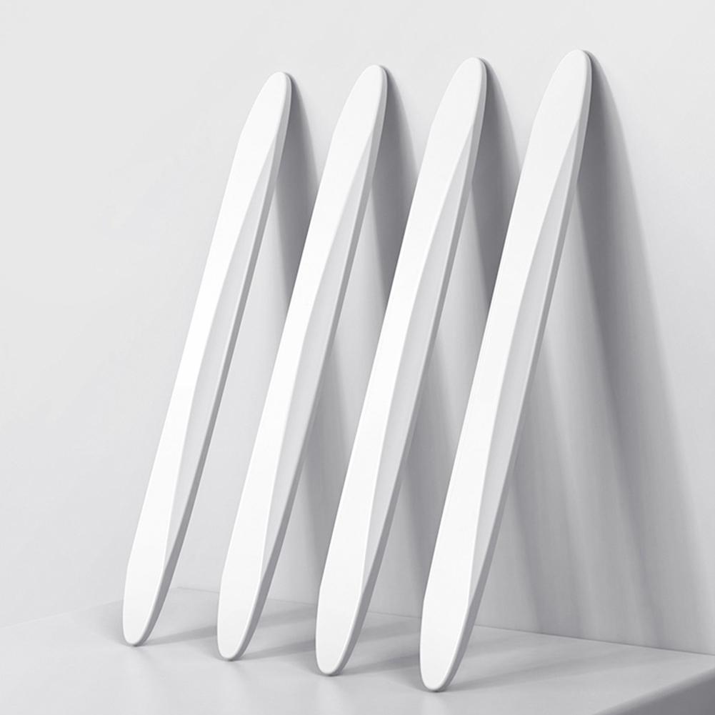 4 Stück Autotürschutz Antikollisionsstreifen Unsichtbare Stoßstangenkörperkratzer Kfz-Schutzbandstreifen Türlippenaufkleber Autozubehör weiß