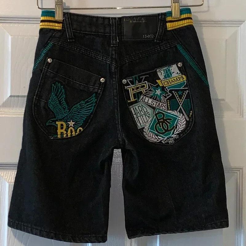 ZYLLO Amerikanische Straight Pants Herren und Damen Universal Jeans Street Fashion Vielseitige Shorts Personalisiert Harajuku Hip Hop Kleidung XL
