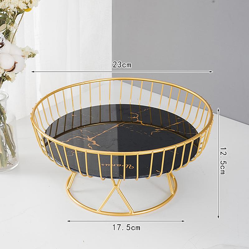 Europäische Keramik-Fruchtschale im leichten Luxusstil, Kreatives Wohnzimmer, Zuhause, Obstkorb, Nachmittagstee, Süßigkeiten, Dessertständer, Dessertschale fruit plate