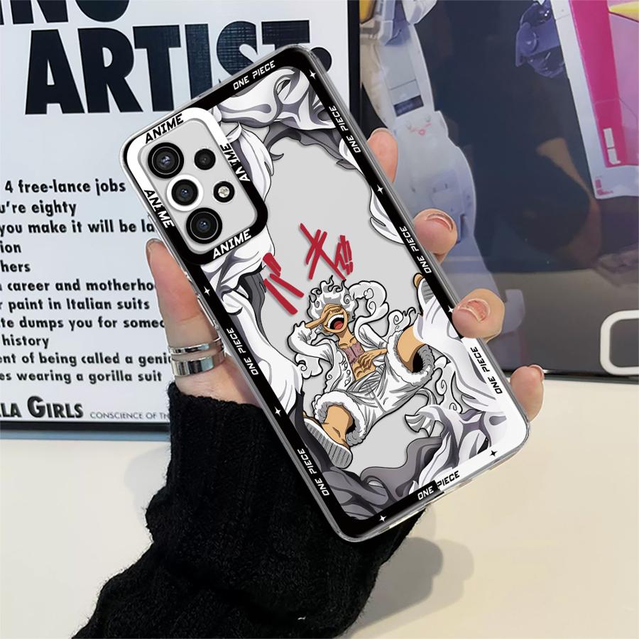 One Piece Luffy Coole Klare Handyhülle für Samsung Galaxy A21s A50 A51 A52s A32 A72 A31 A16 A17 A12 A71 A52 Galaxy A50