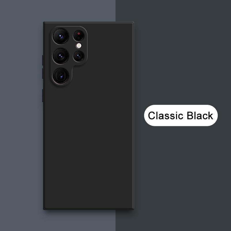 Luxuriöse Handyhüllen aus flüssigem Silikon für Samsung Galaxy S25 S24 S23 S22 Ultra S21 Plus FE A56 A55 A35 A36 A34 A16 A54 A15 5G Hülle Galaxy S23