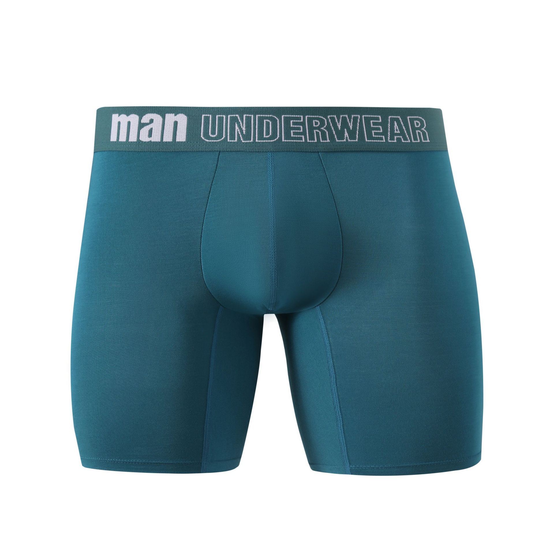 1 Pcs Sommer Große Größe Männer Unterwäsche Boxer Briefs Höschen Mode Knickers Bambus Faser Unterhose Antibakterielle Unterwäsche L grün