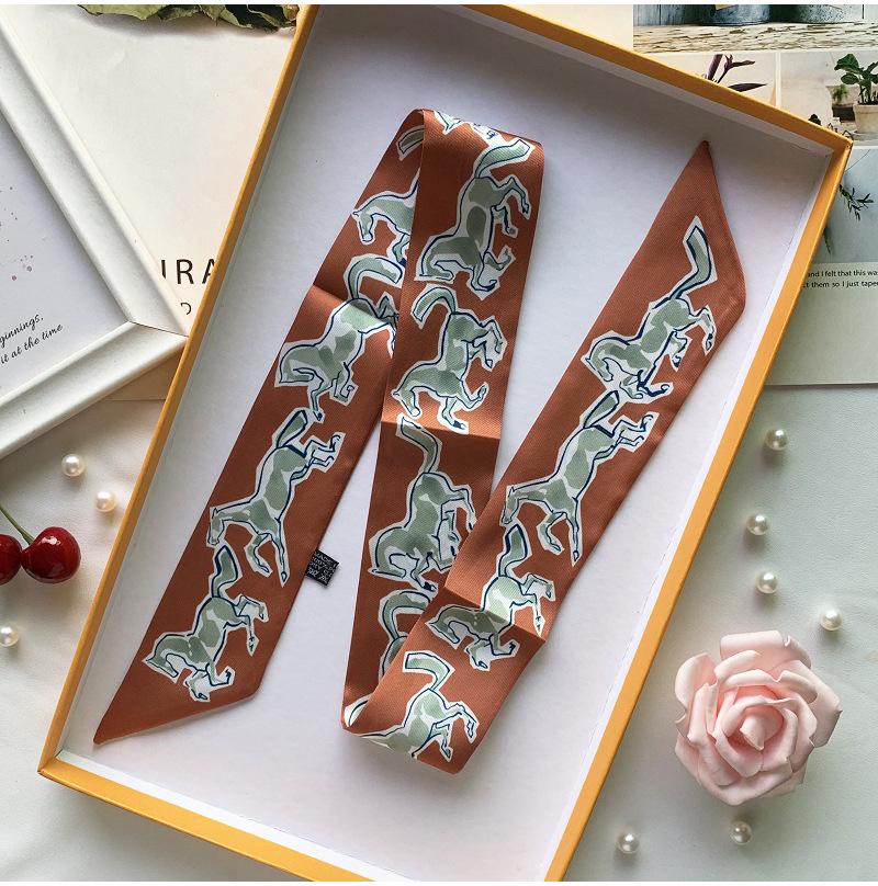 2024 Seiden-Twill-Schal: Stilvolles Band für Taschengriffe & Haare 80-100 cm