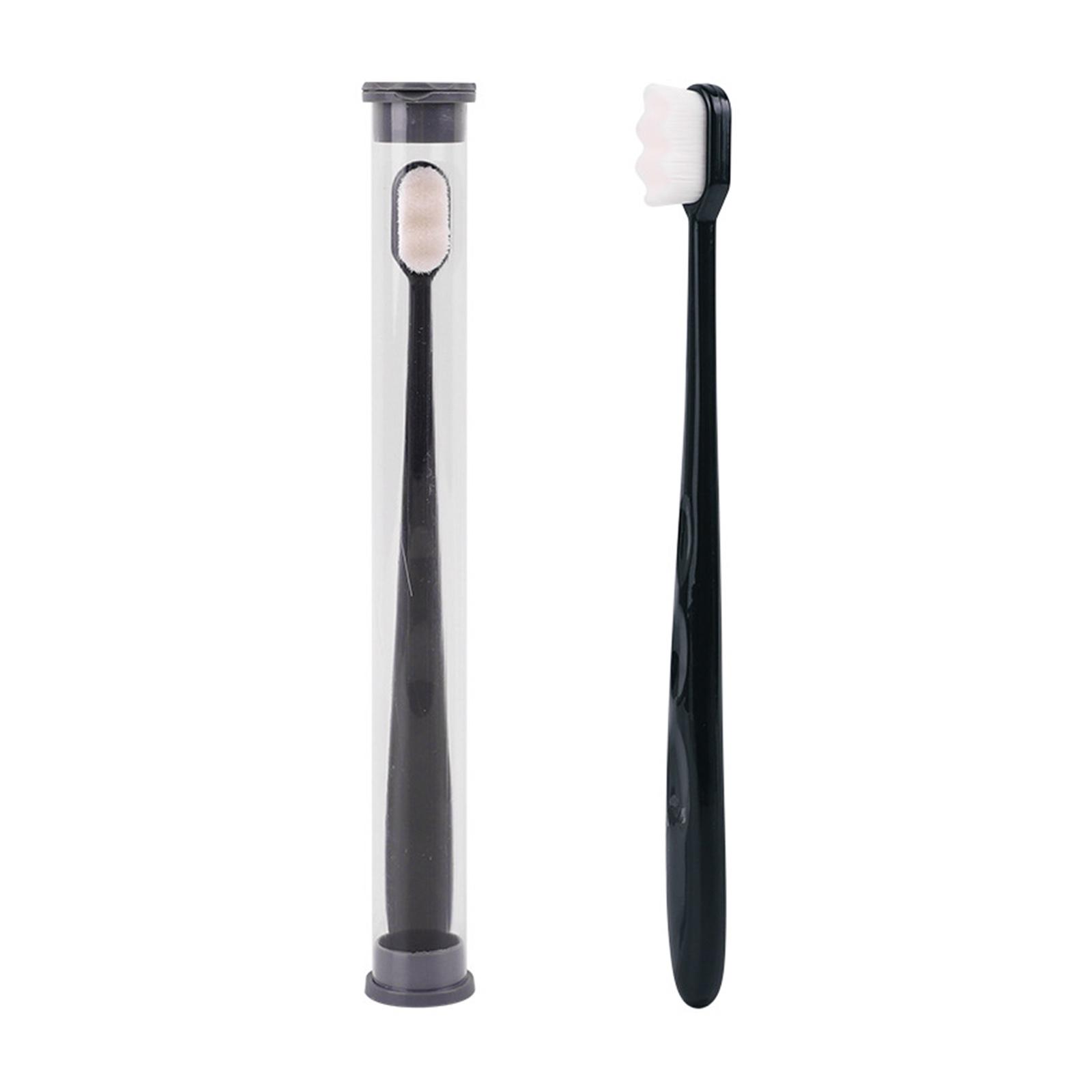 Extra weiche Zahnbürste, Micro Nano 10000+ Zahnseide-Borsten-Zahnbürste, ultraweiche Erwachsenen-Zahnbürste, tief W17505WB