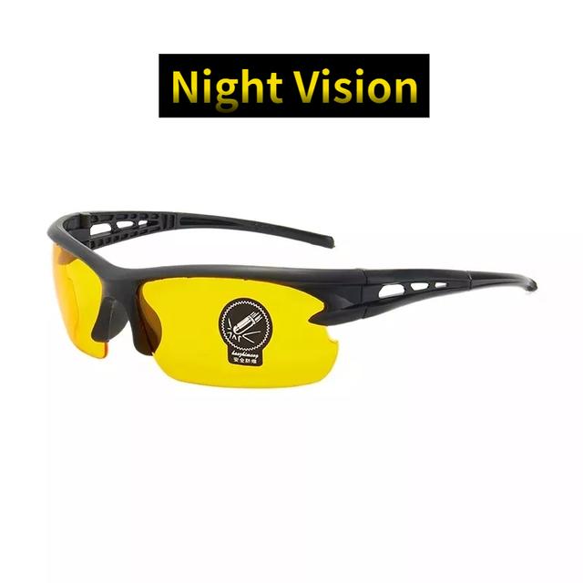 Nachtsichtbrille Outdoor Sport Radfahren Sonnenbrille Fahren Gelbe Brille Fahrrad Windschutzscheibe Brillen Mountainbikes Brille