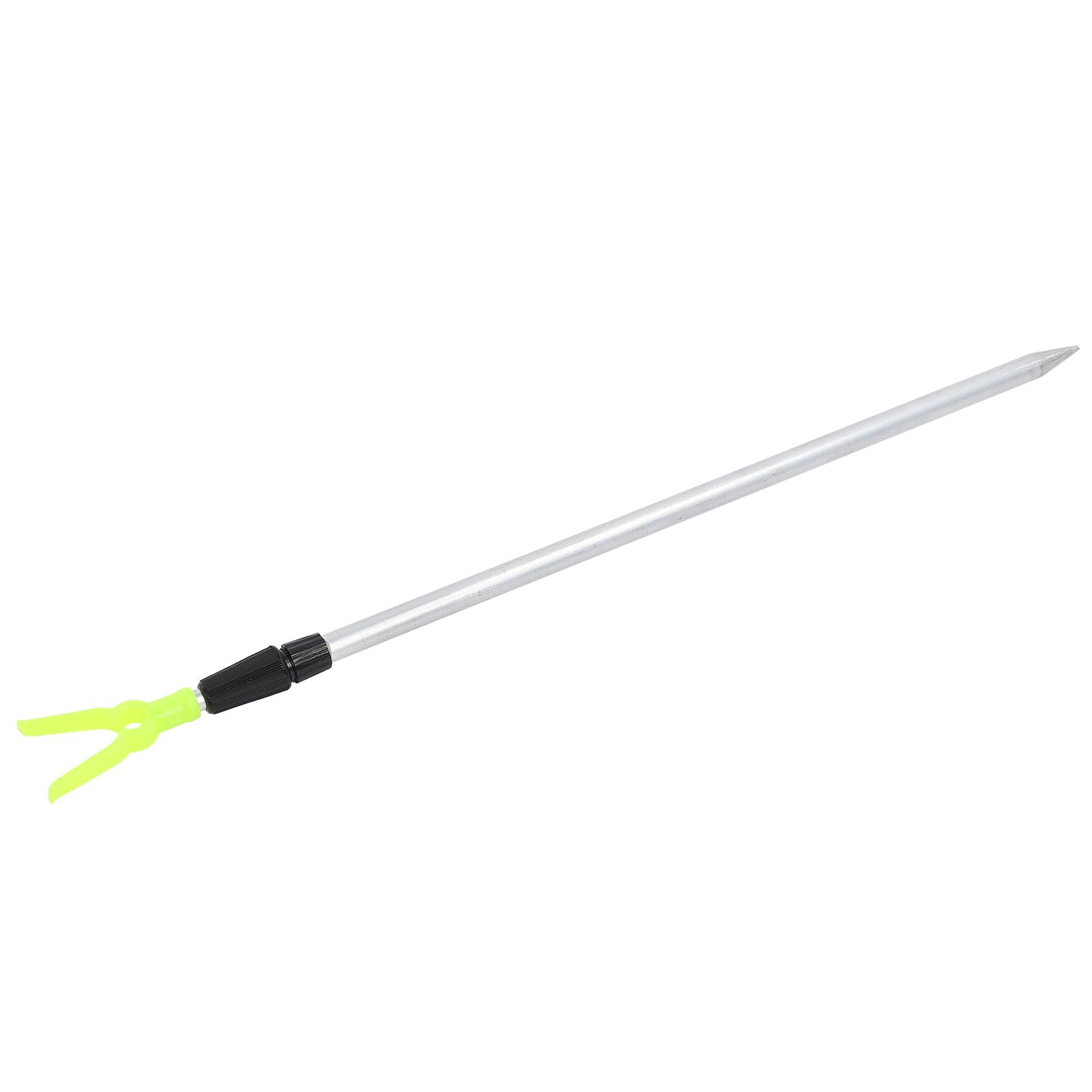 Angelrutenhalterung, dehnbarer, tragbarer Angelruten-Bodenhalter aus Aluminium für das Bankangeln, 1 m 80cm / 31.5in