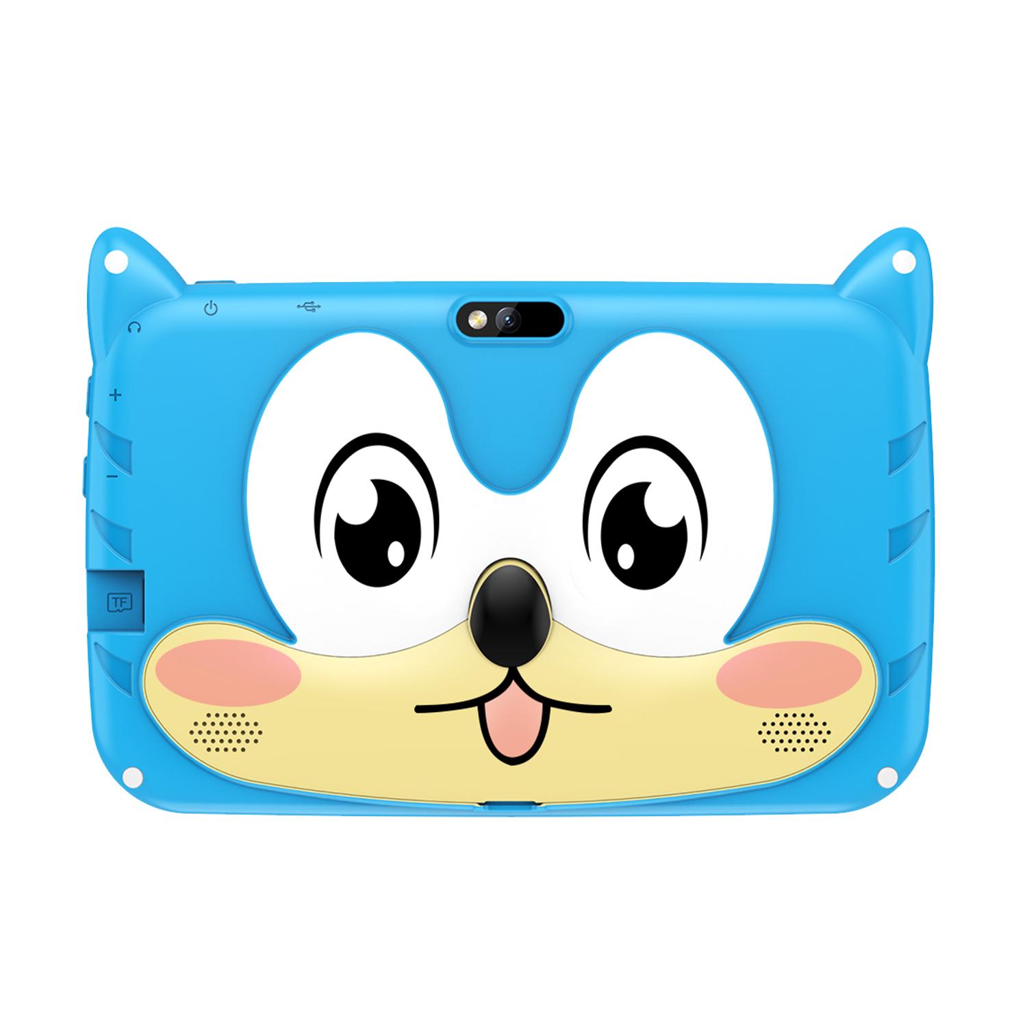 2023 Neues 7-Zoll-Tablet 5G WIFI 2 GB RAM 32 GB ROM Kinder lernen Bildung Dual-Kameras Google Android-Tablets standard blau