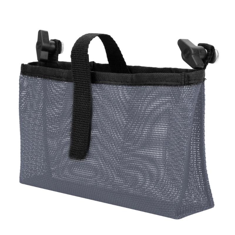 Marine Boote Netzbeutel Nylon Bootszubehör Aufbewahrungstasche Kajak Kanus Getränke Bierbeutel Hängende Tasche Organizer Langlebig dunkelgrau