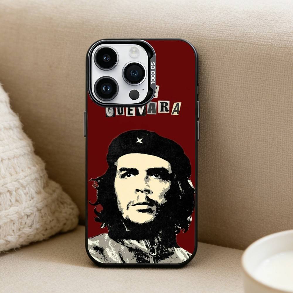 Che Guevara Handyhülle Für iPhone17, 16,15,14,13,12 Pro Max Schwarz Süßigkeit Matt Stoßfeste Hülle iPhone12PRO