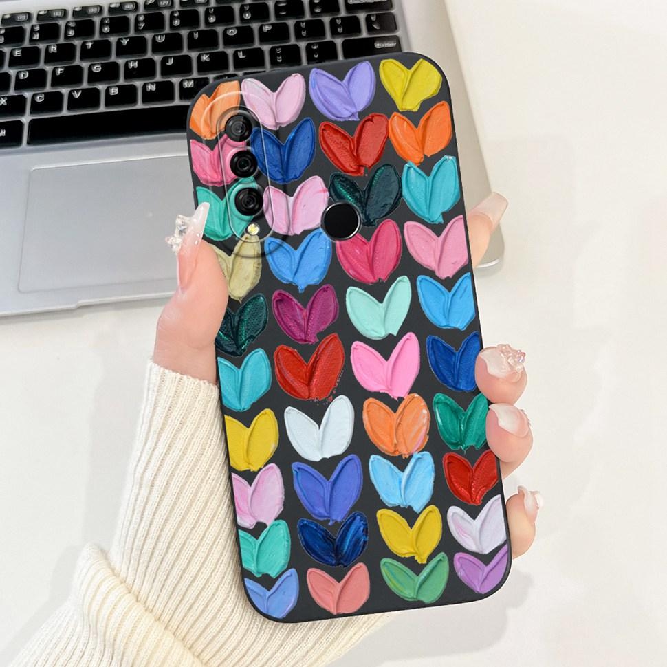 Für Huawei P30 lite Hülle 6,15 Beliebte Blume Weiches TPU Silikon Hülle Für Huawei P30 lite P30lite MAR-LX1M MAR-AL00 Hülle Huawei P30 lite