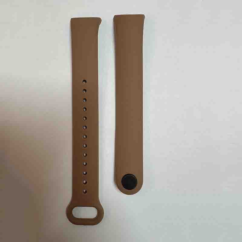 Weiches Silikon-Armband, Ersatz für Xiaomi Mi Band 8, 7, 6, 5, 4, 3, Armband, Smart-Armband, Ersatzzubehör For Mi Band 8 braun