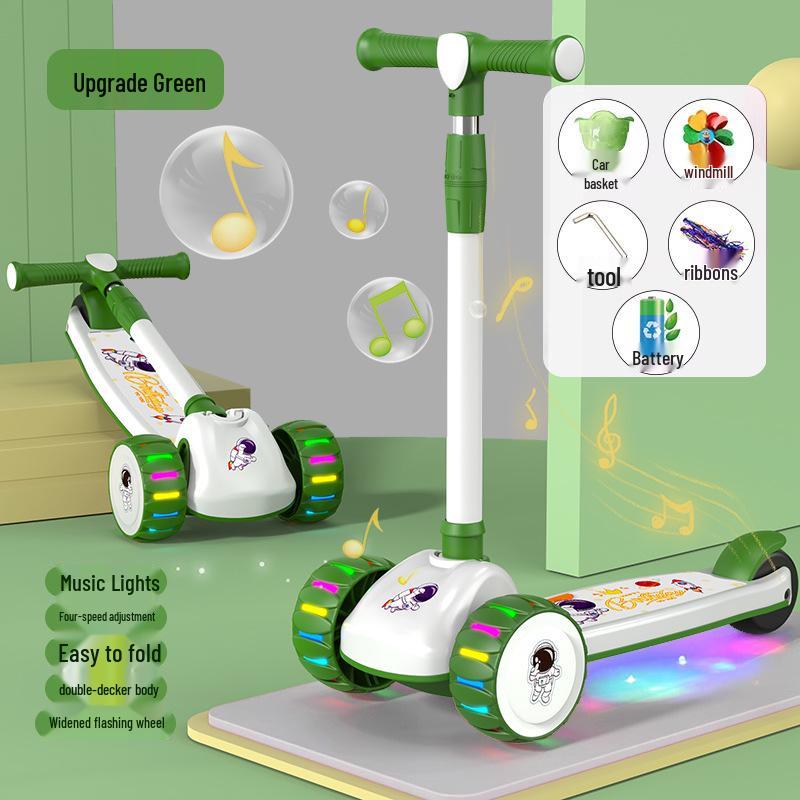 Zusammenklappbarer Kinderroller für 2-12 Jahre - Unisex Ein-Fuß-Roller