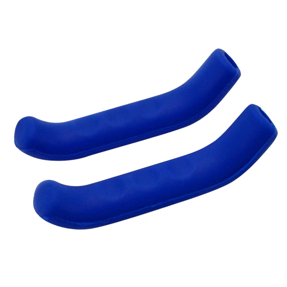 2 Stück Fahrradhebelabdeckung Fahrradbremshebelgriffe Protektorenhülse für MTB Bike Mountain Road Bike blau