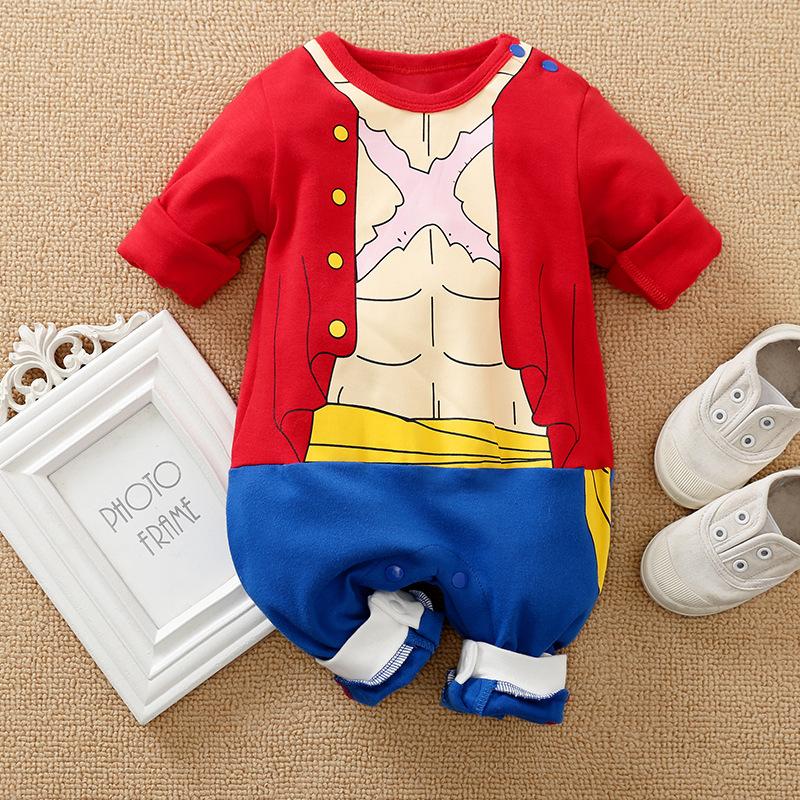 Demon Slayer Cosplay Kostüm Baby Kleidung Kinder Cartoon Anime Strampler Junge Mädchen Chrismats Halloween Baby Cosplay Colthes Säugling Baby Overall Overalls 59 red
