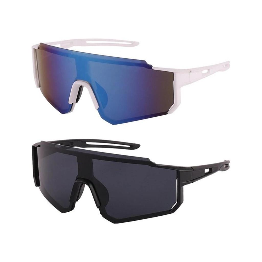 2 Stück UV400 Radsport-Sonnenbrille Herren Damen Fahrradbrille Sonnenbrille Outdoor-Sportarten Fahrrad Staubdichte Brille Brille für Herren Damen