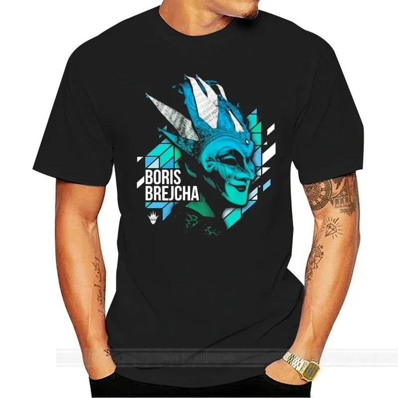 Boris Brejcha Dj T-Shirt Schwarz Kurz Herren Damen Baumwoll-T-Shirt Herren Sommer Mode T-Shirt EU-Größe - Herren Sommer Baumwolle Graph... 2XL bunt