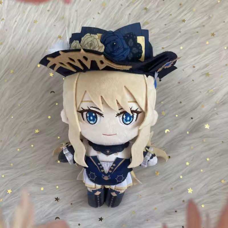 20cm Anime Spiel Genshin Impact Navia Plüschpuppe Spielzeug Spiel Niedlich Weiches Kuschelkissen Erwachsene Kinder Weihnachtsgeschenke