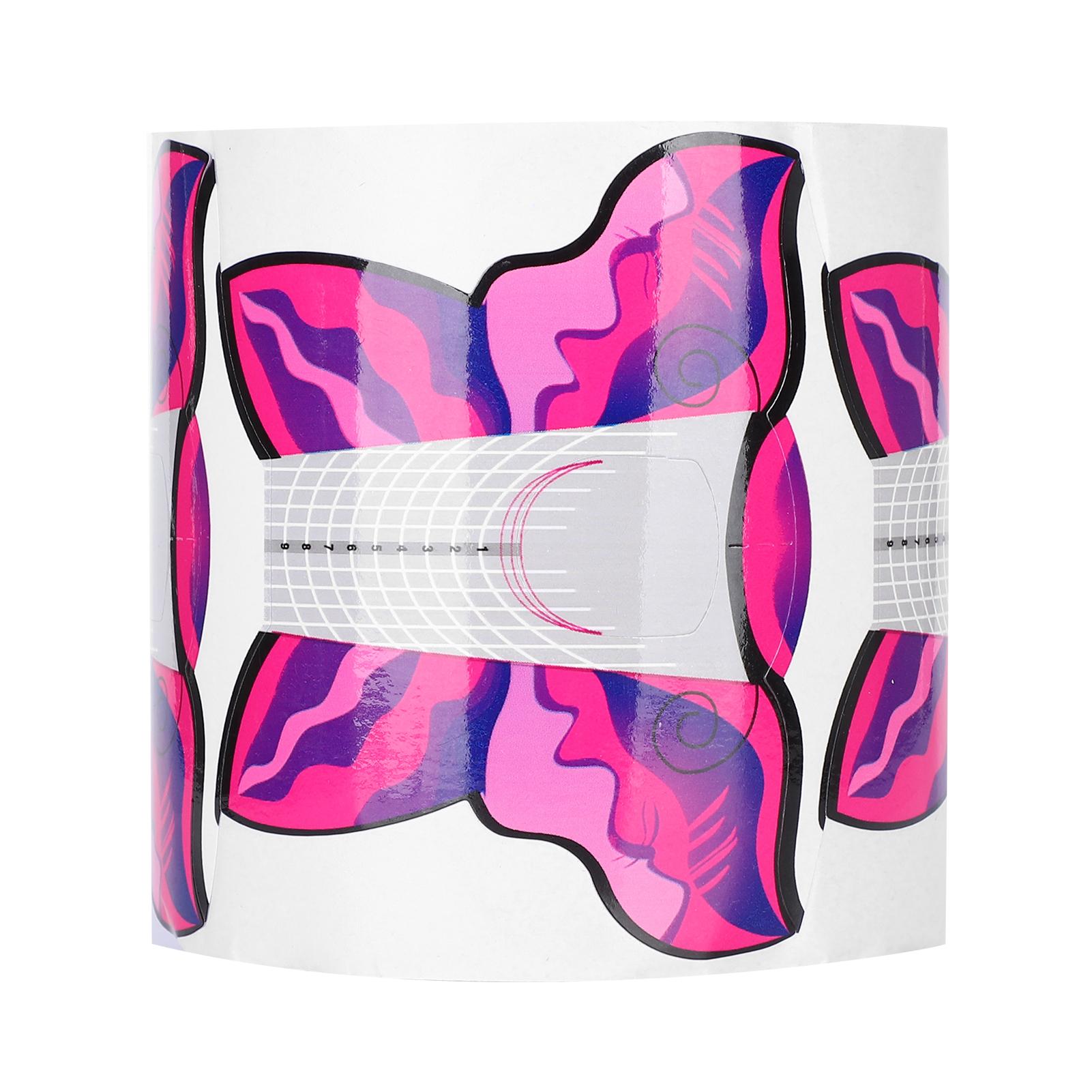 300 Stück Lange UV-Gel Nagelformen Selbstklebende Nailart Verlängerungssticker Maniküre Zubehör