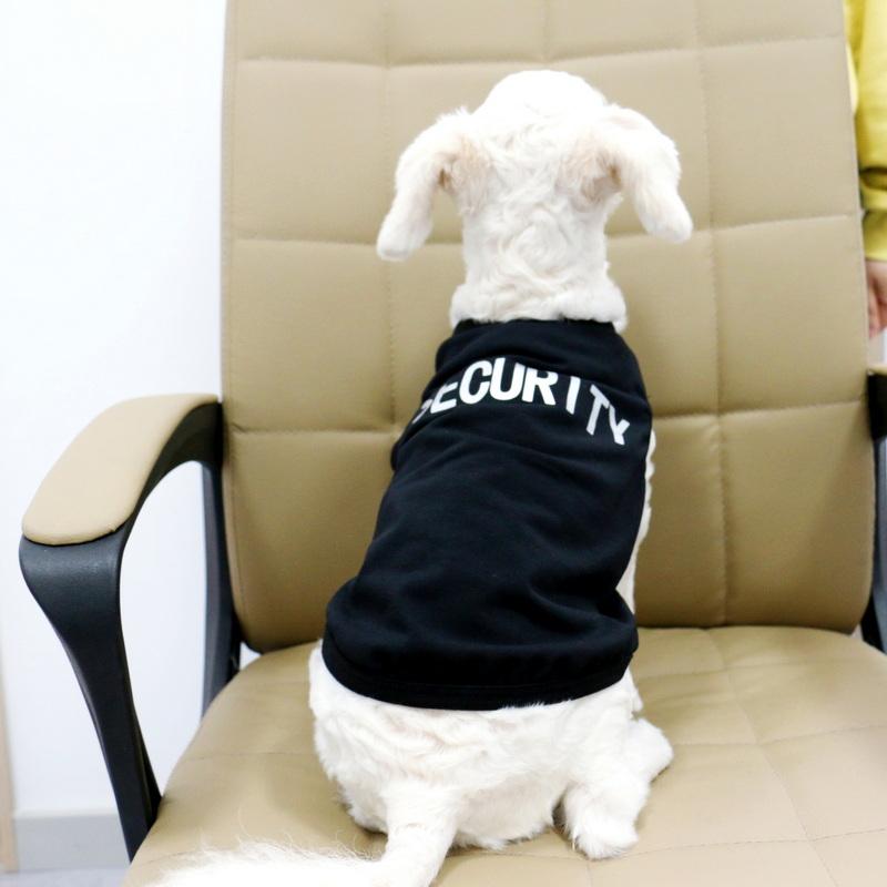 Frühling Sommer Haustier Welpen Kleidung Kleine Mittelgroße Hund Katze Muster Kurzarm Weste T Shirt Bekleidung Kleidung Chihuahua M schwarz grau