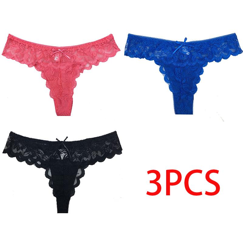 Ultradünner Tanga, transparent, sexy Höschen, Unterwäsche, Damen-Baumwollspitze, Tanga-Slip, Damen-Dessous M gelb