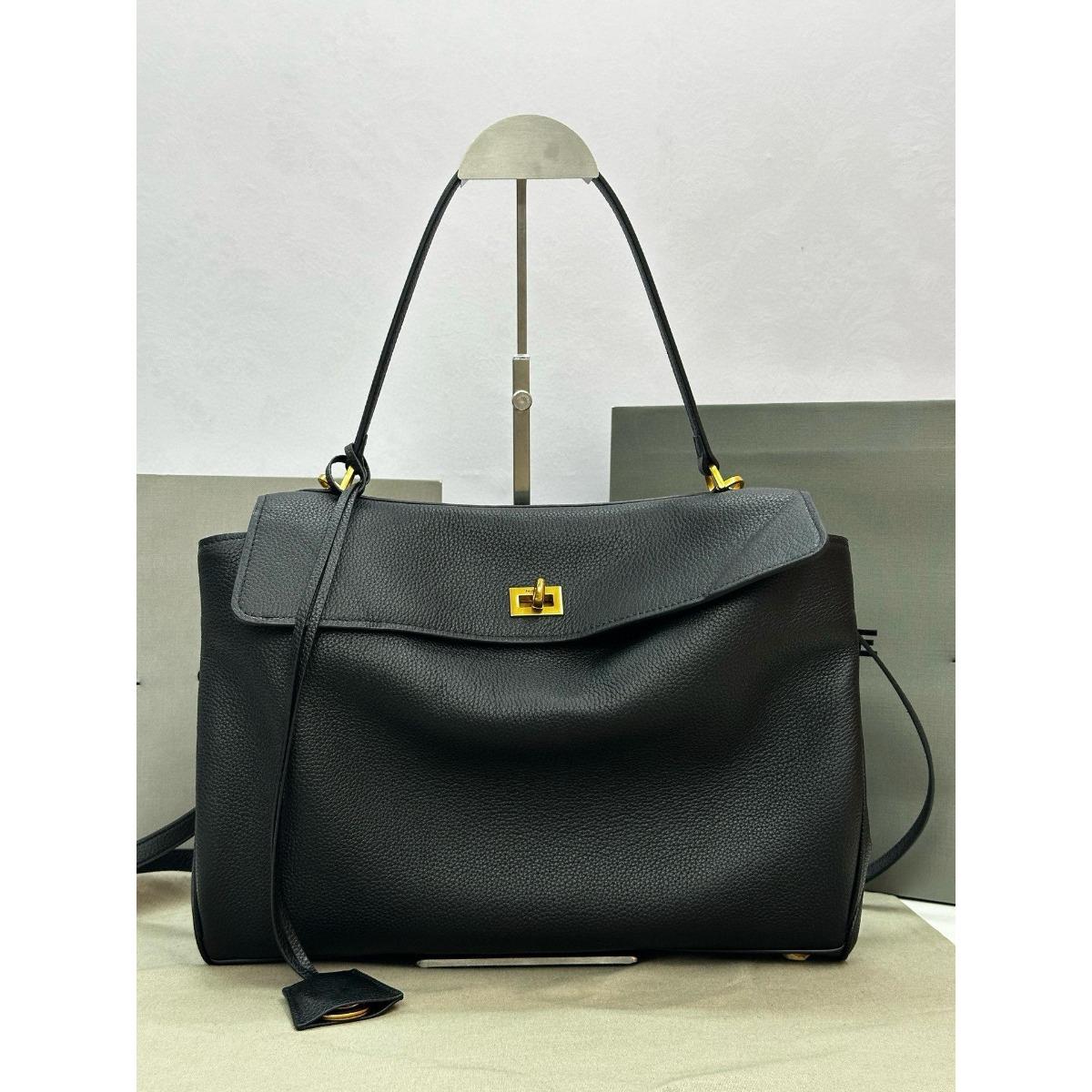 Paris Home Explosive Slack Rodeo Tasche Große Kapazität Tragetasche Premium Super Weiche Rindsleder Tragetasche medium size: 34*23*11cm gray