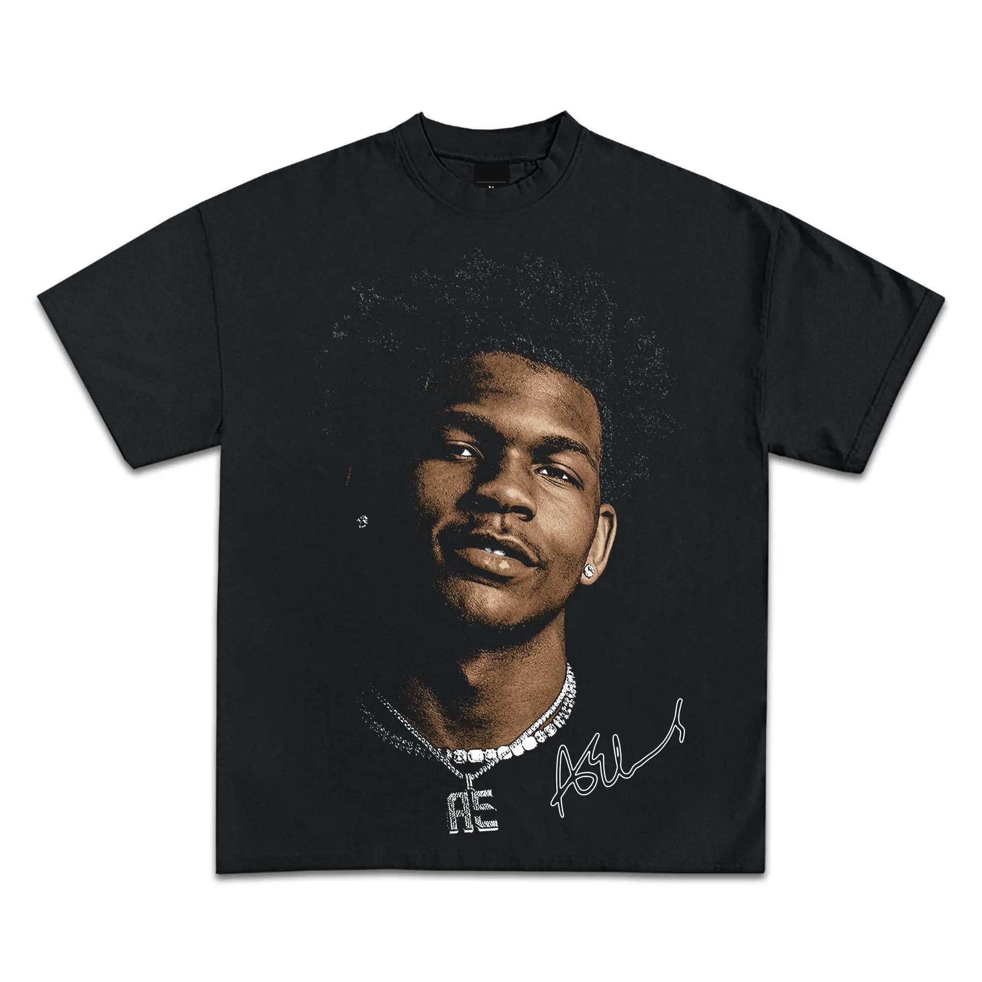 LeBron James USA Basketball Team Vintage Oversized Schwarzes T-Shirt | Basketball Fan Unisex Streetwear T-Shirt M grün