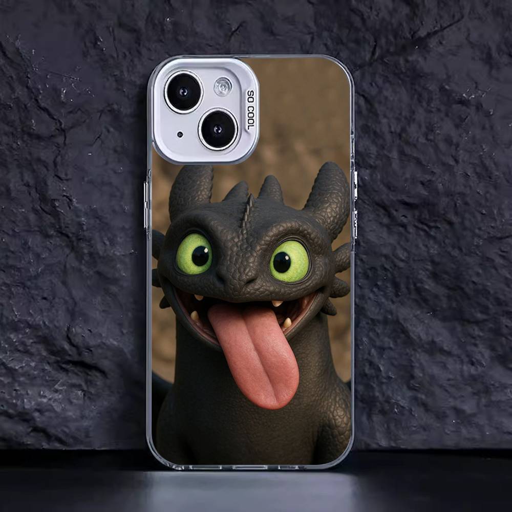 Liebes Paar Zahnlos Furie Drache Handyhüllen Für IPhone 17 16 15 14 13 12 11 Plus Pro Max Bunte Hülle iPhone 13