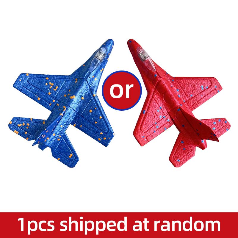 33cm Schaum Flugzeug Segelflugzeug Hand Werfen Flugzeug Licht Inertial EPP Blase Flugzeuge Outdoor Starten Kinder Spielzeug für Kinder Jungen Geschenk
