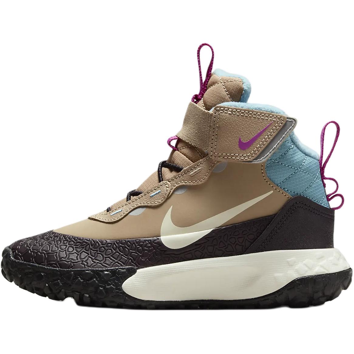 Nike Terrascout PS Hanf Denim Türkis Kinder Sneaker Braun Burgunderrot-Asche Blass-Elfenbein FV4174-200 28 gray