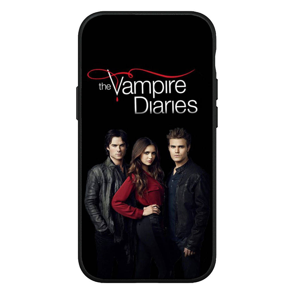 für Samsung Galaxy S24 S23 iPhone 16 15 14 Xiaomi Redmi Note 13 12 11 10 8 Plus 9 Pro Max X XR Handyhülle Poster die Vampire Diaries OPPO Huawei Cover for Samsung Galaxy Note 20 Ultra rehbraun