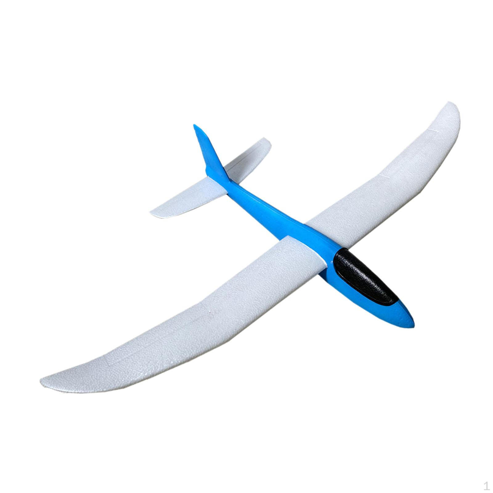 Flugzeug Spielzeug Werfen Segelflugzeug Fliegen für Kinder Outdoor Sport Hand Flugzeug Starrflügel blau