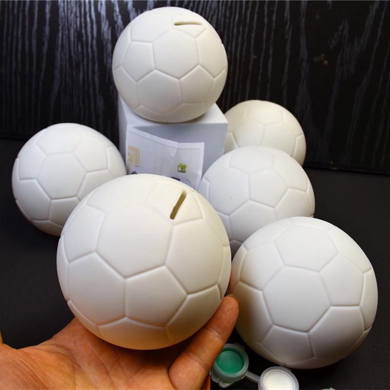 Kreative DIY Fußball-Spardose: Lern-Mal- und Graffiti-Bastelspielzeug für Kinder