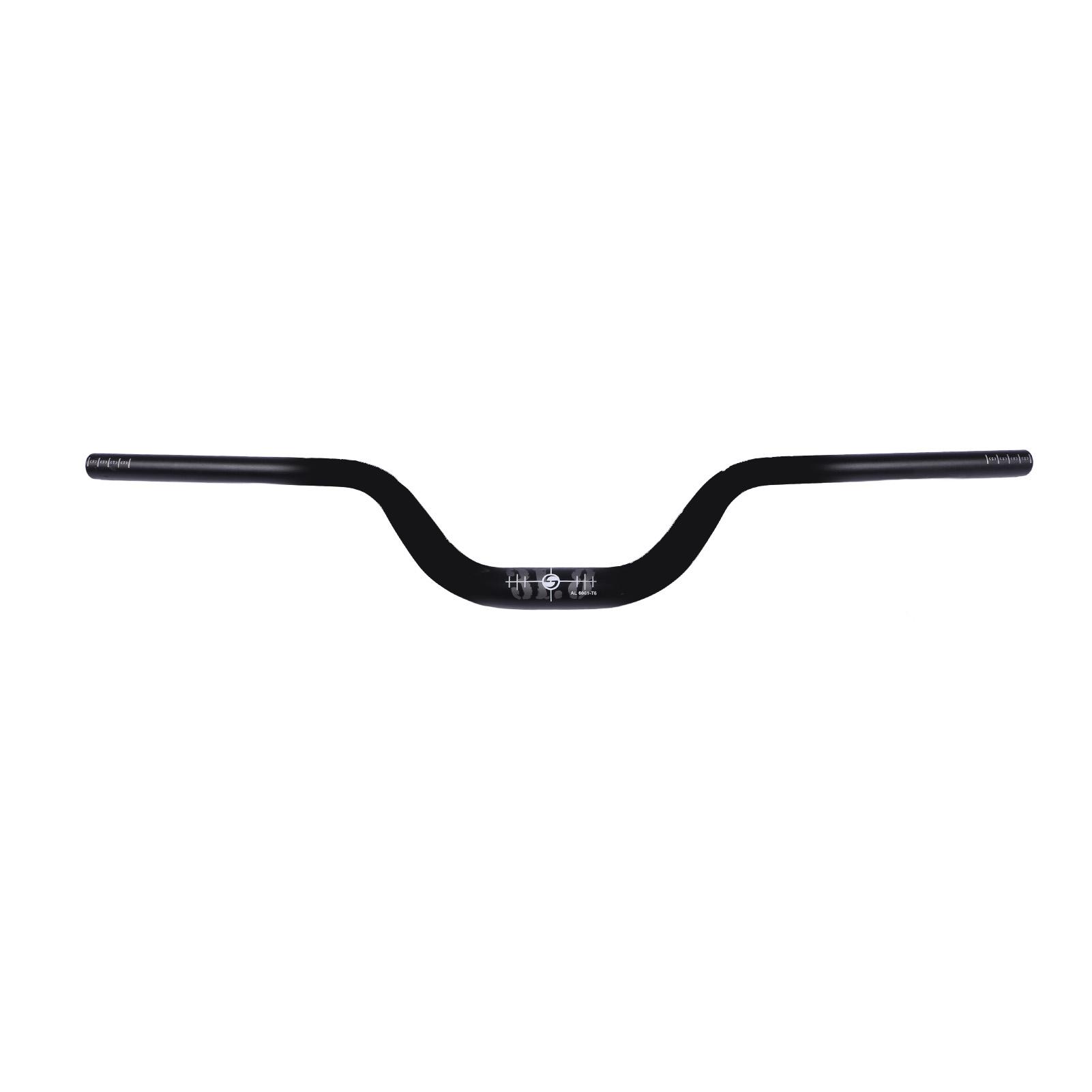 Riser-Lenker, Ersatz-Aluminiumlegierung für Mountain Road Bikes, passend für 31,8 mm Vorbau, 780 mm, Schwarz