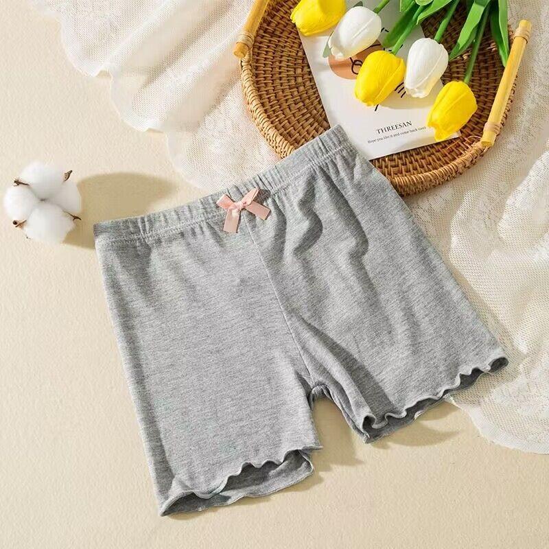 Baumwolle Mädchen Sicherheitshosen Top Qualität Kinder Kurze Hosen Unterwäsche Kinder Sommer Niedliche Shorts Unterhosen für 3-10 Jahre alt 140 grau