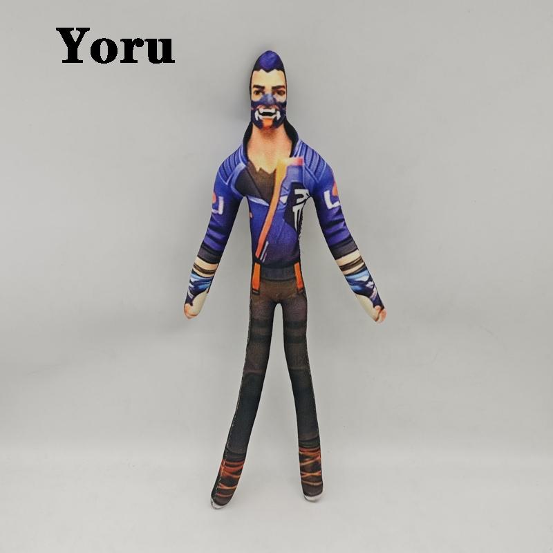26cm Verschiedene Posen Mit Körperdraht Flexibel Cosplay Valorant Anime Spiel Vyse Und Yoru Plüschtiere Charakterfigur Plüschtier Puppe About 26cm