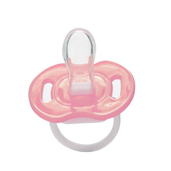 Kleinkind Baby Sicherheit Silikon Schnuller Schnuller Zahnen Schnuller Schlaf Daumen Nippel Nipple rosa