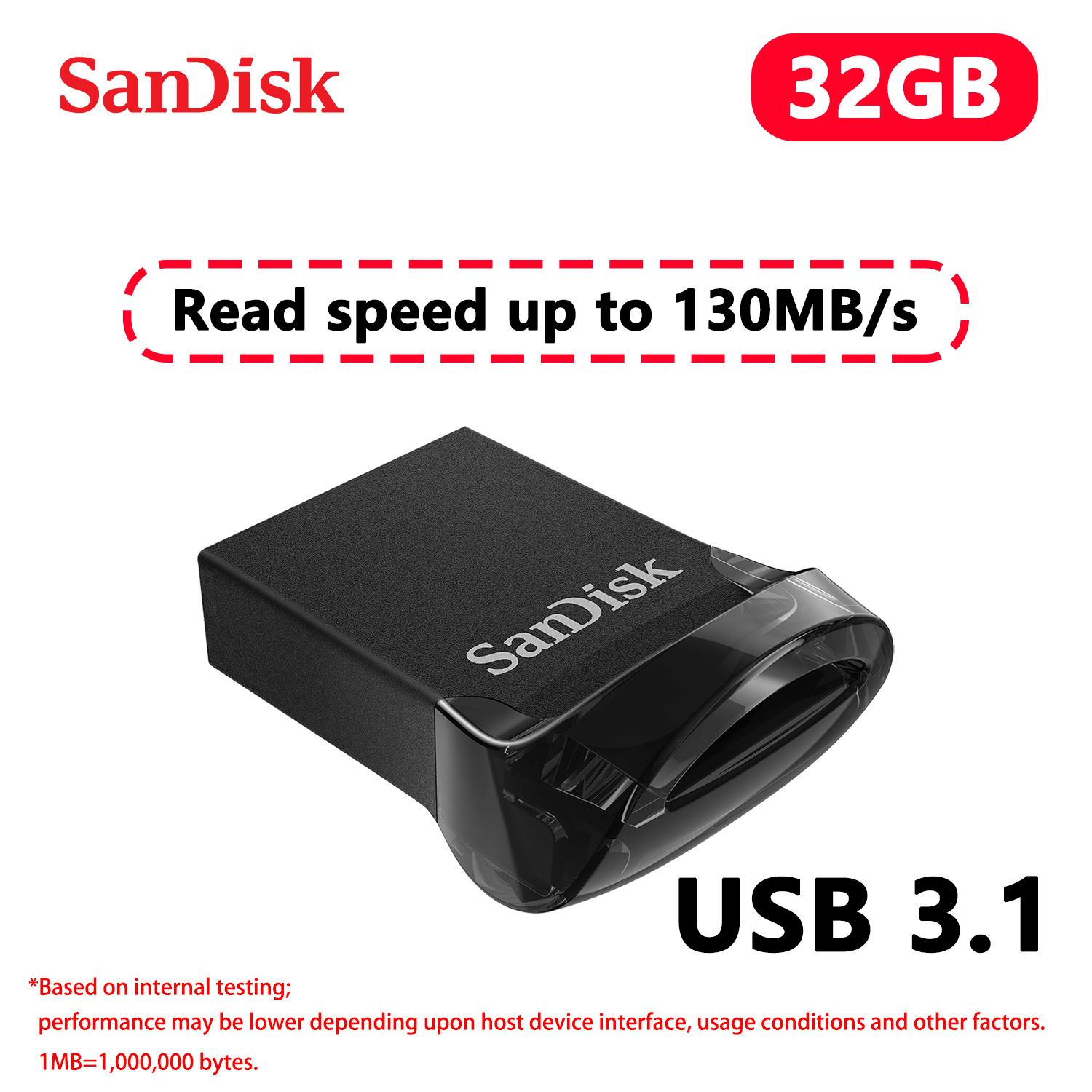 SanDisk 128GB Ultra Fit USB 3.2 Gen 1 32GB 64GB 256GB 512GB 1TB Flash-Laufwerk Mini-Sticks USB-Stick High Speed USB 3.1 USB-Stick für Computer U-Disk 【32GB】